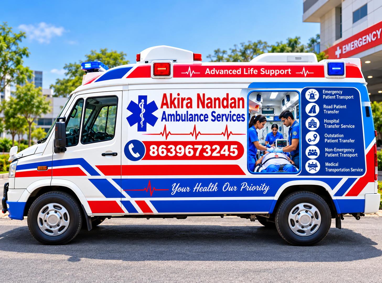 Medical Transportation Service Hyderabad