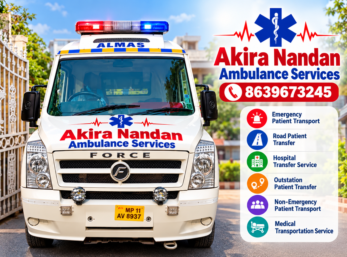 Road Patient Transfer Hyderabad